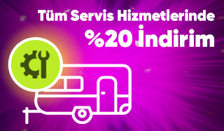 Servis Hizmetlerinde %20 İndirim